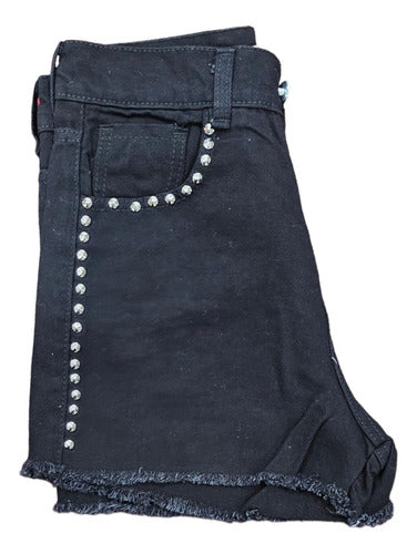 Accessories Camea Women's Short Jean with Studs - Sizes 36 to 46 1