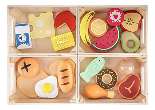 Grupos De Alimentos - Wooden Play Food Sets 0