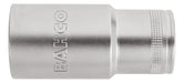 Bahco 1/2" Bi-Hexagonal 19mm Long Socket Wrench 1