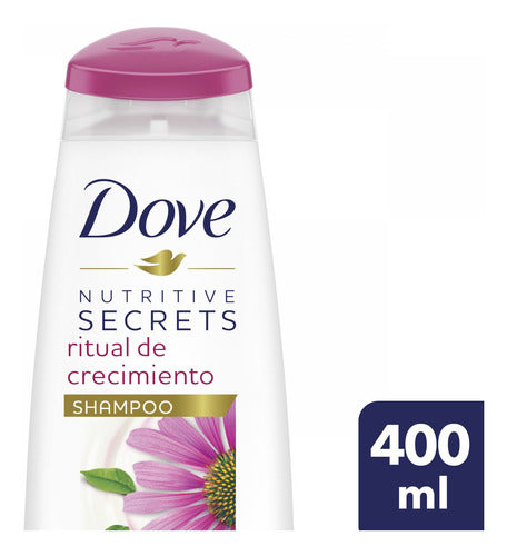 Dove Ritual de Crecimiento Shampoo 400ml x 2 units 0