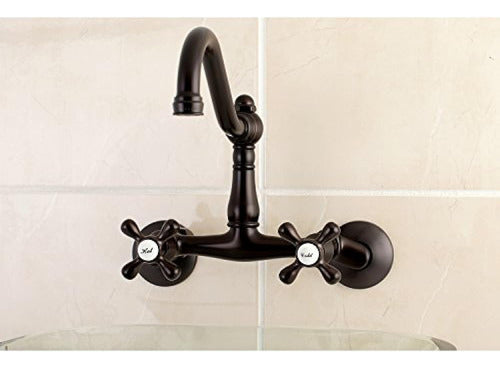 Kingston Brass Ks3225ax Vintage Wall Mounted Kitchen Faucet 1