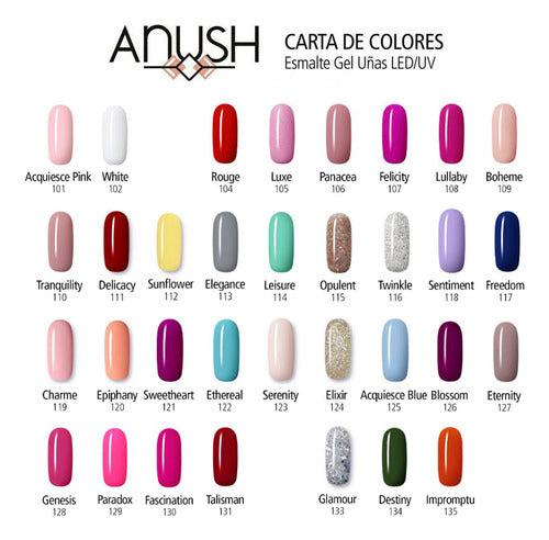 24 Esmaltes Semipermanentes Color X15 Ml Anush 3