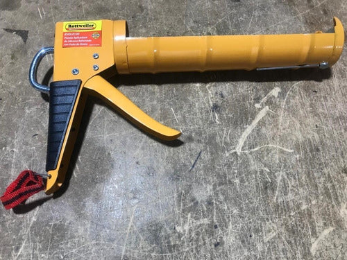 Yellow Rottweiler Evol 0130 Adhesive and Sealant Cartridge Applicator Gun 1