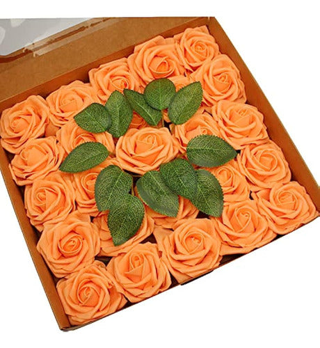 YEHLIABO Artificial Roses Foam Flowers with Realistic Appearance 0