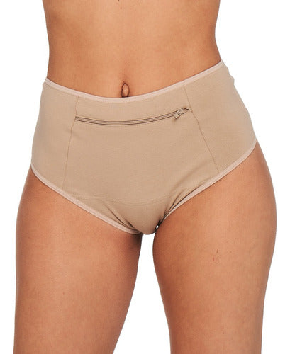 Universal Panties with Pocket Cotton and Lycra Kiero 2915 4