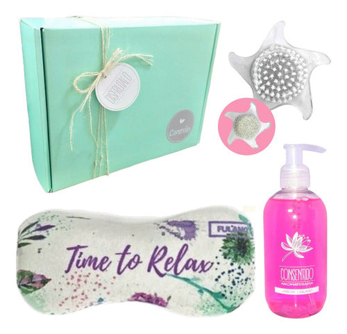 Luxury Rose Aroma Spa Gift Set - Relaxation Kit for Ultimate Enjoyment - Set Caja Regalo Box Spa Rosas Kit Aroma Relax N50 Disfrutalo