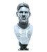 3D Printed Lionel Messi Bust Figure with Beard - Detta3D 0