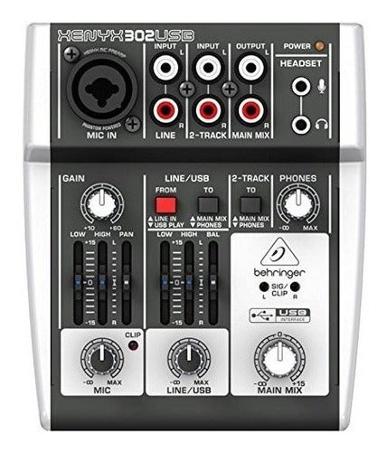 Behringer Xenyx 302usb - Mezclador Premium De 5 Entradas ... 0