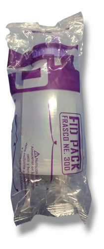 Frasco Alimentacion Enteral 250 Ml Pack X 10u Tapa Violeta 1