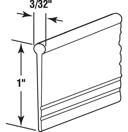 Prime-line Products M 6184 Ducha Puerta Sellado Inferior Cla 1