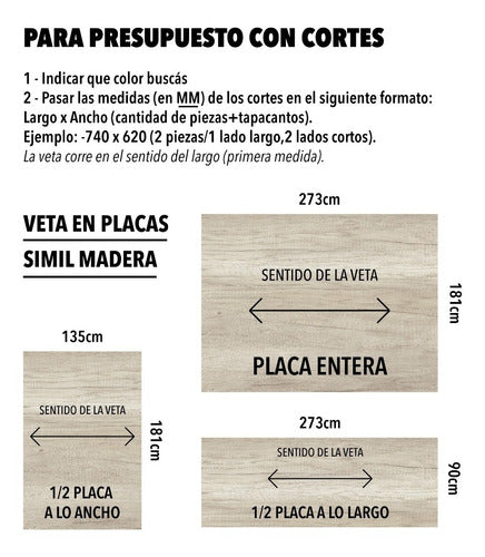 Faplac Melamine Board 18mm x 2.74m x 1.82m Urban Line 2