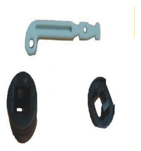 Whirlpool Complete Door Hinge with Bushing and Rubber Spring 0