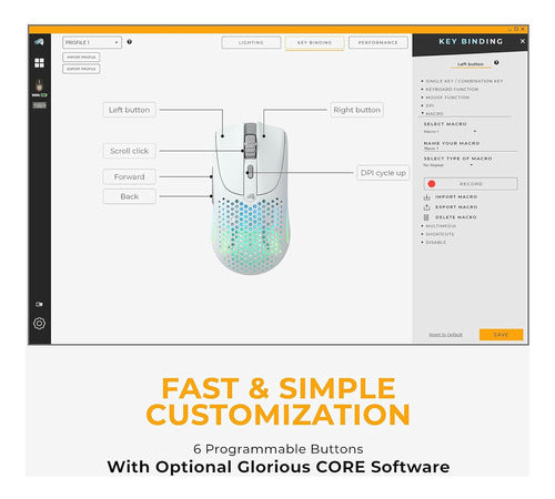 Glorious Model O 2 Wireless Gaming Mouse - White 7