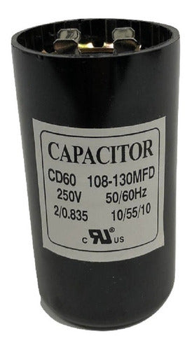 Generico Capacitor De Arranque 108 - 130 Mf Motores Electricos 0