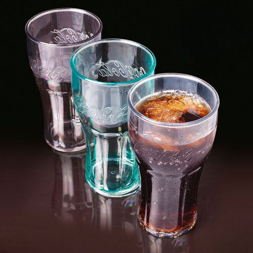 Plasútil Set X 2 Coca Cola Glass 530 Ml Extra Durable 1