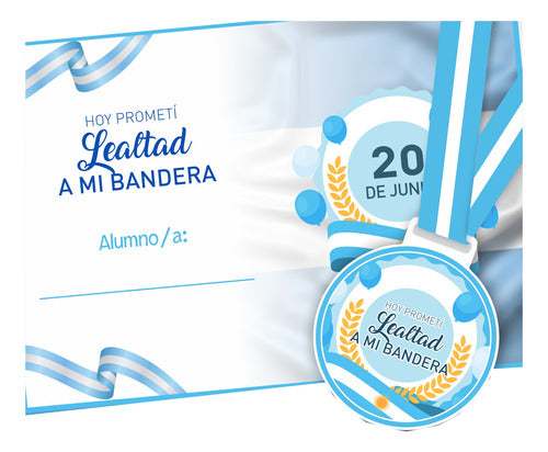 Imprimi Kits Diseños Medallas Y Diploma Promesa Jura Lealtad A La Bandera 0