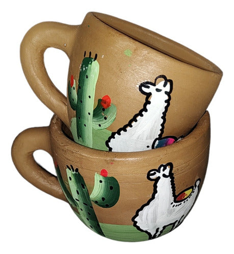 Barro Cocido Andean Clay Mugs - Handcrafted 0