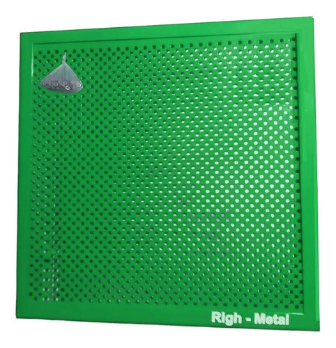 Righmetal Perforated Steel Tool Board 50 x 50 cm 6