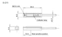 D-z73 Sensor Magnético Pneumático 5/240v Dc/ac 2 Fios Smc 3