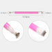 Magnetic Double-Ended Cat Eye Gel Nail Pen with Flower and Stripes Design 2