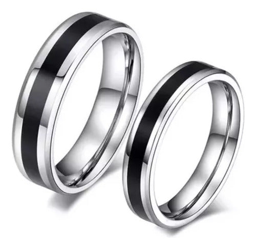 Rickts Bridal Commitment Bands in Surgical Steel 0