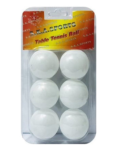 Ping Pong Balls Pack x6 2