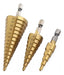 Muy Moderna Set of 3 Step Drill Bits – High-Speed Steel 0