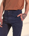 Men's Munich Slim Gabardine Chino Pants, Navy Blue by Equus 13