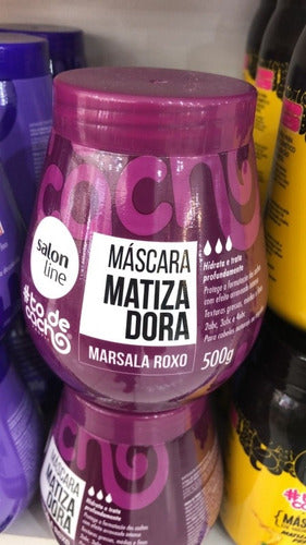 Mascara Matizadora Marsala Salon Line 500 Mg 1