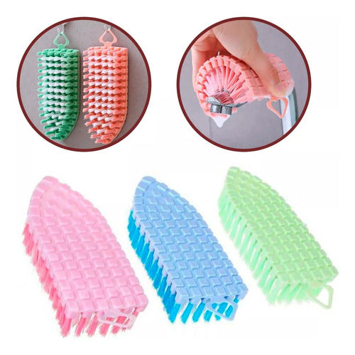 Kandel Flexible Multi-Purpose Cleaning Brush with Strong Bristles 0