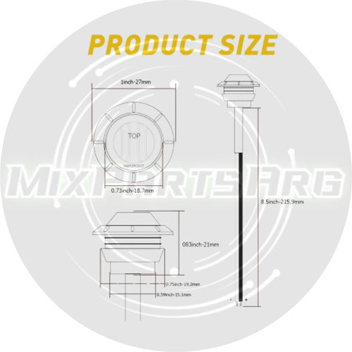 Mixpartsarg Blue LED Courtesy Light (Boat, Yacht, Motorhome) 3