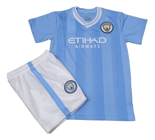 Manchester City Shirt - Alvarez Haaland + Short 0