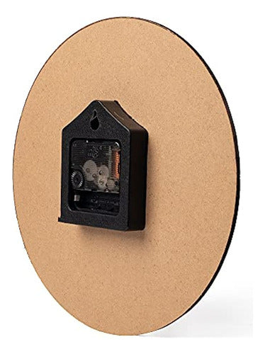 Reloj De Pared Homotte, Relojes Con Pilas De 10 Pulgadas, De 4