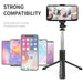 SelfieShow Selfie Stick Extensible+Control Remoto Inalámbrico Y Soporte 4