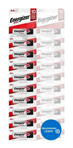 Energizer Max AA Alkaline Batteries 10-Pack 0