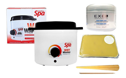 Professional Waxing Kit 1kg Wax Heater + Cream 0