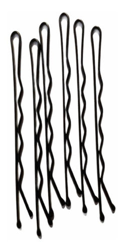 MAS Long Black Hair Clips X12 0