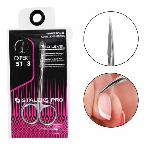 Staleks Nail and Cuticle Scissors Expert 51/3 0