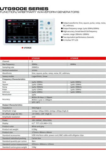 Generador De Señal Uni T Ut G932e 4