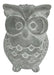 HomeView Design 8.3" H Grey Owl Stand w/ Cement Statue 0