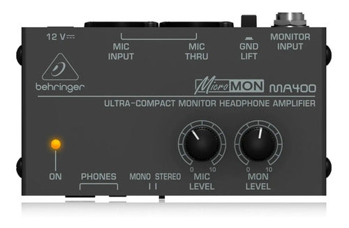 Behringer MA400 Monitor Studio Headphone Amplifier 0