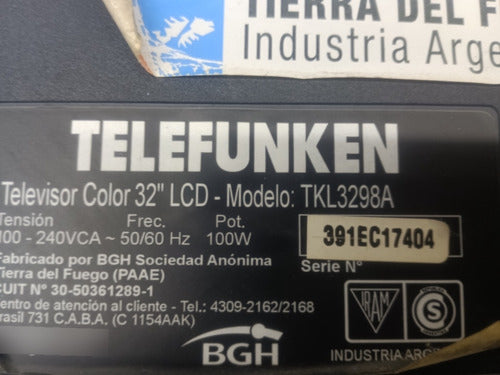 Placa Inverter Tv Lcd 32 Telefunken Tkl3298a 3