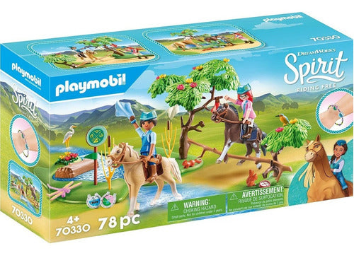 Playmobil Desafío En El Rio Spirit +4 70330 Niños Febo 0