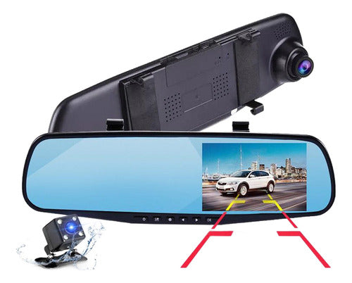 Generic Dual Camera Parking Mirror 4.3" Full HD DVR 1