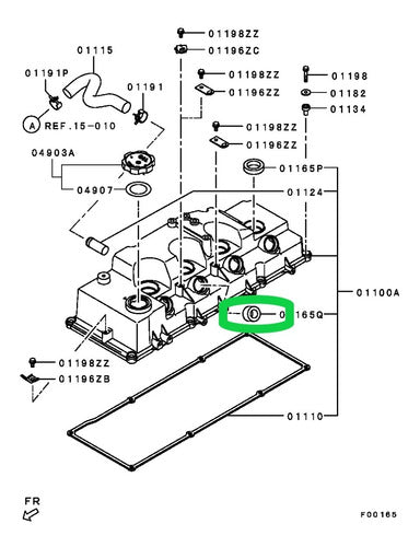 Mitsubishi Reten Tapa Valvulas Lateral L200 Triton 2.5 3.2 Kit X4 1