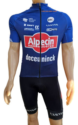 Indubike Cycling Set Alpecin Deceuninck - Bib Shorts and Jersey 0