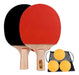 Paletas De Ping Pong Con 3 Pelotas Jugar En Cualquier Lugar 5