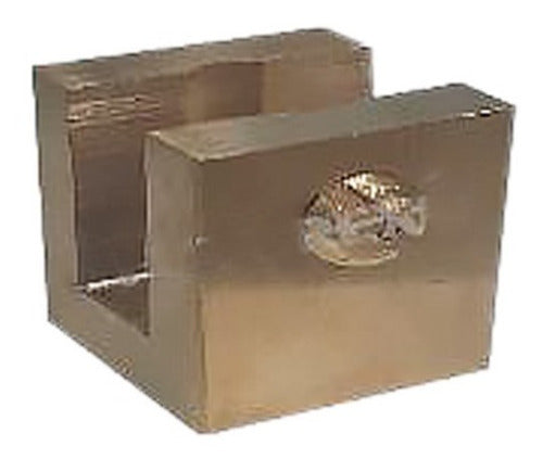 Square Support for Shelves Polished Bronze 16x16 mm Futurex 0