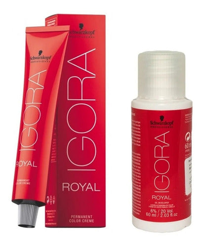 Schwarzkopf Igora Royal Tint Kit 60g + Developer 100ml 0