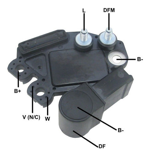 Regulador Valeo (12v) Gauss Peugeot 407 05-05 0